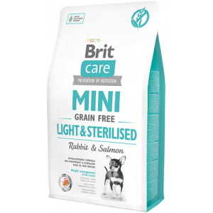 Brit Care Mini Dog Grain Free Light & Sterilised 2kg